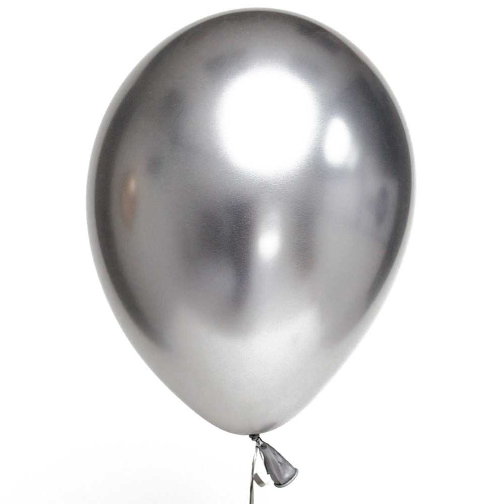 Läs mer om Chrome Ballonger Silver