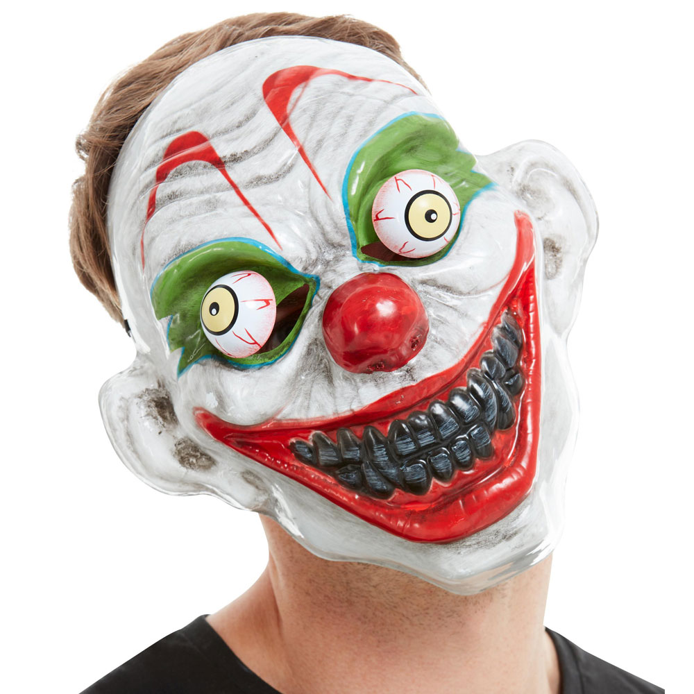 Läs mer om Clown Mask med Rörliga Ögon