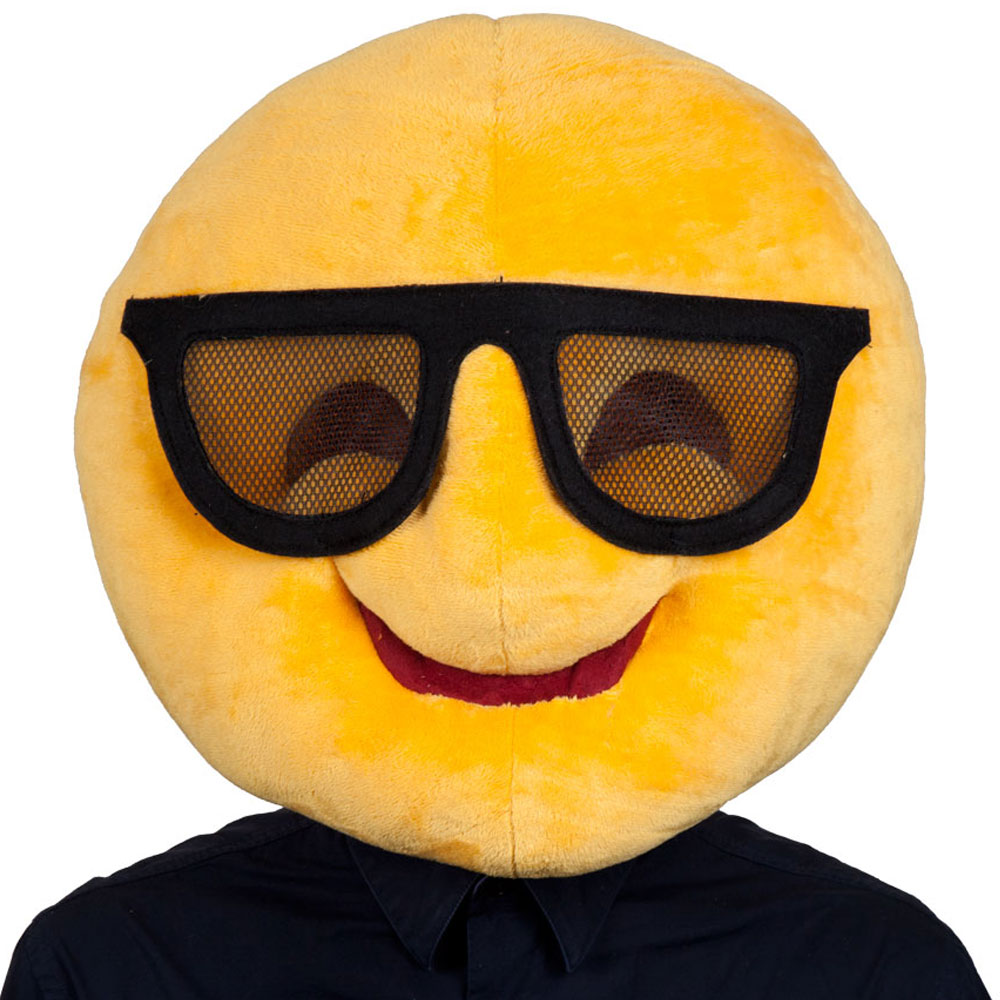 Cool Head Emoji Mask