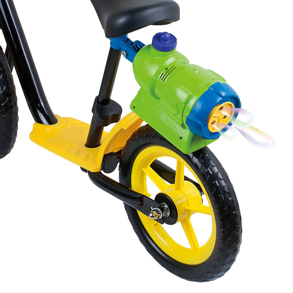 Cykelavgasrör med Såpbubblor