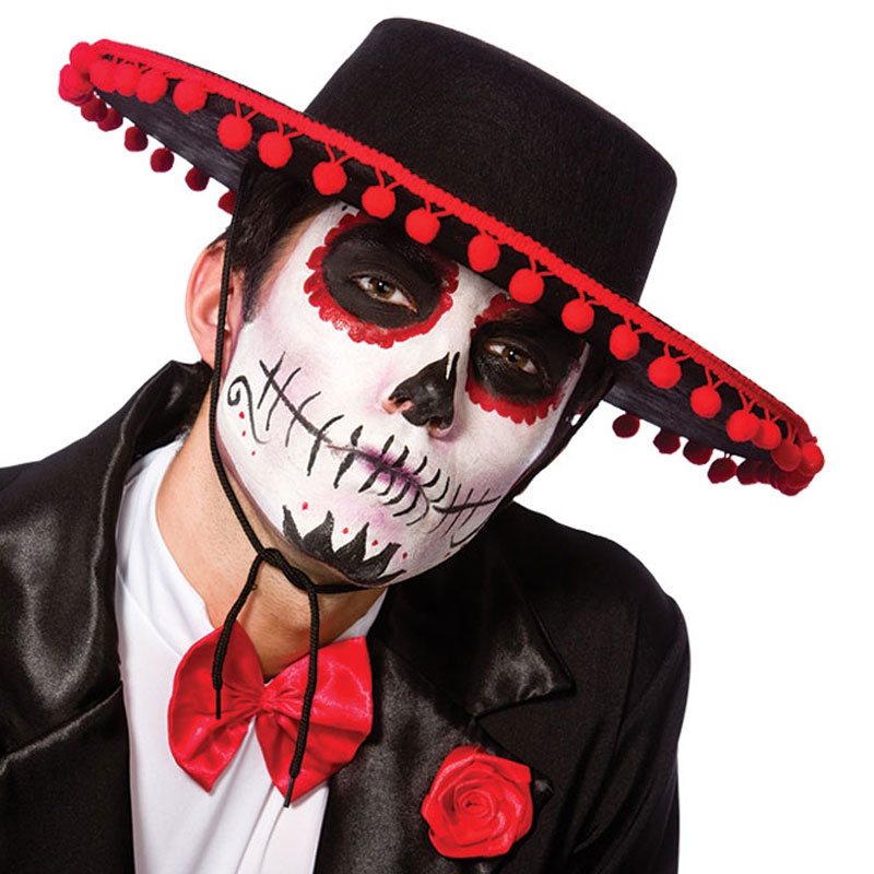 Läs mer om Day of the Dead Mexikansk Hatt