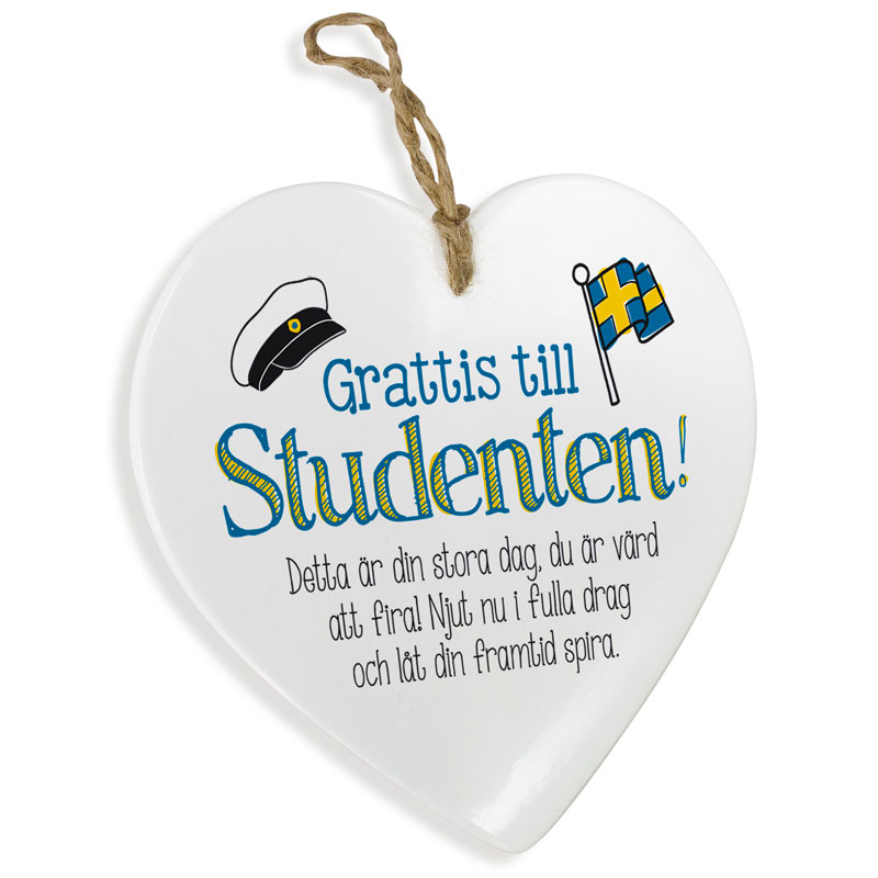 Dekorationshjärta Studenten