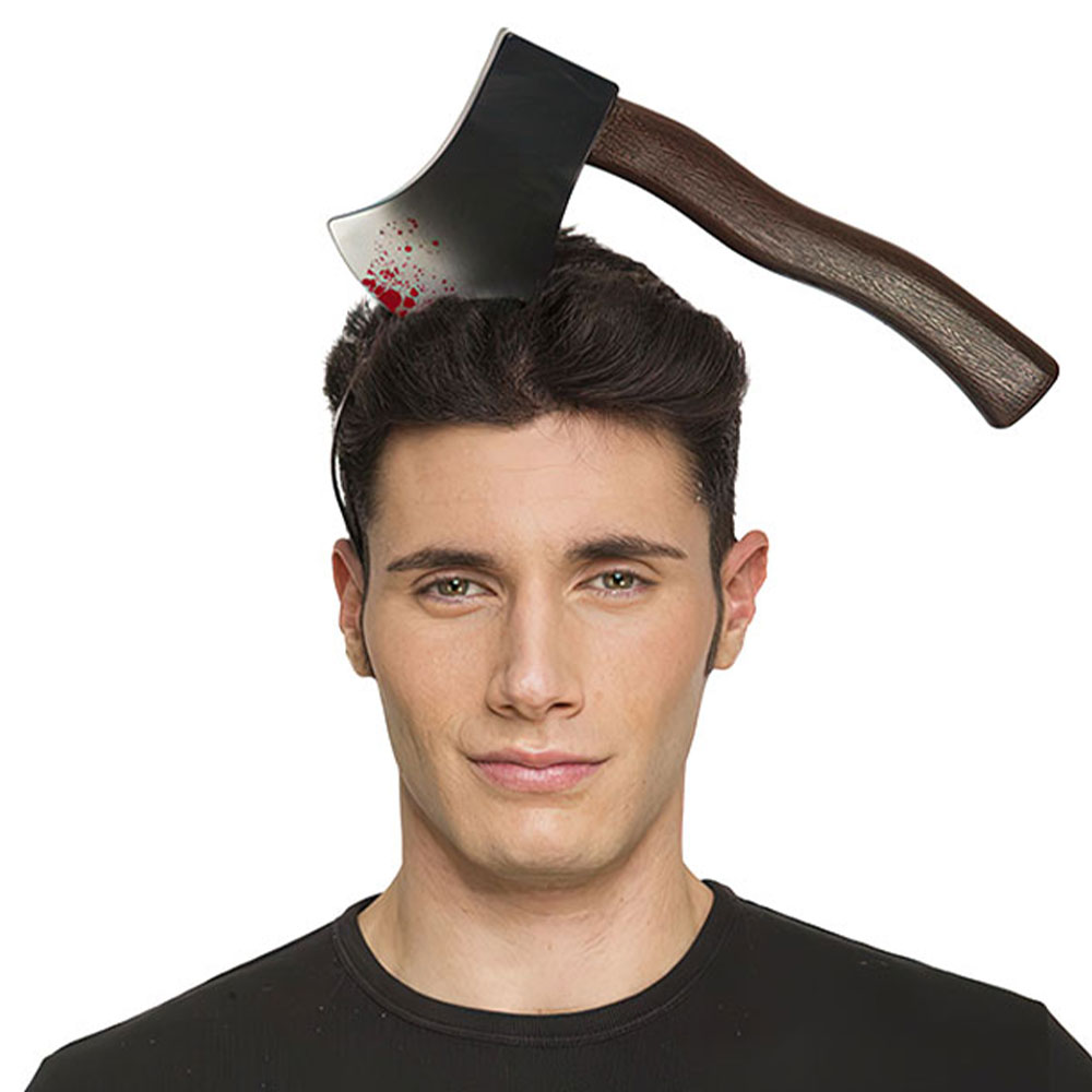 Diadem Yxa i Huvudet | Högtider - Halloween - Halloween tillbehör | Party Outlet