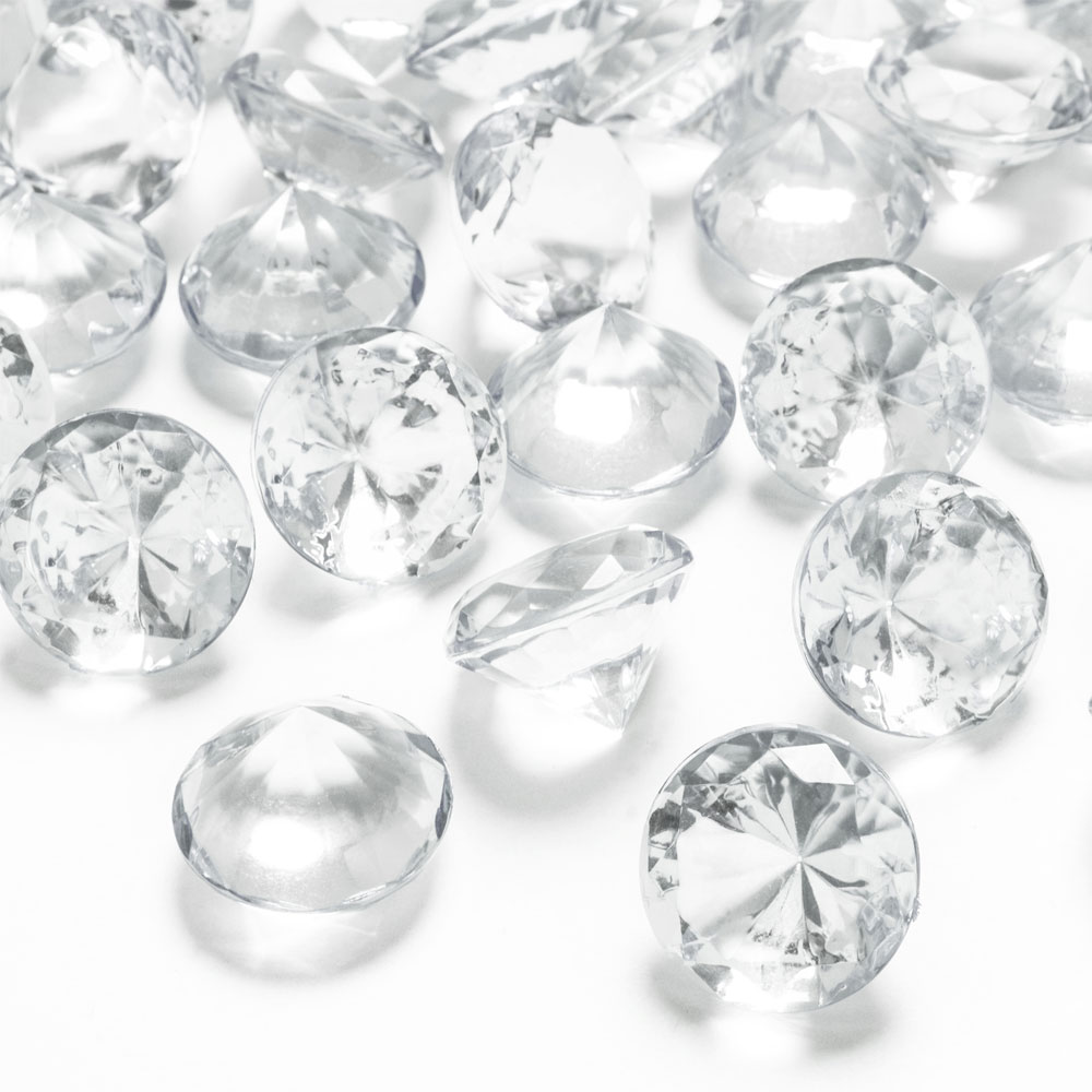 Läs mer om Diamantkonfetti Mellan Transparent