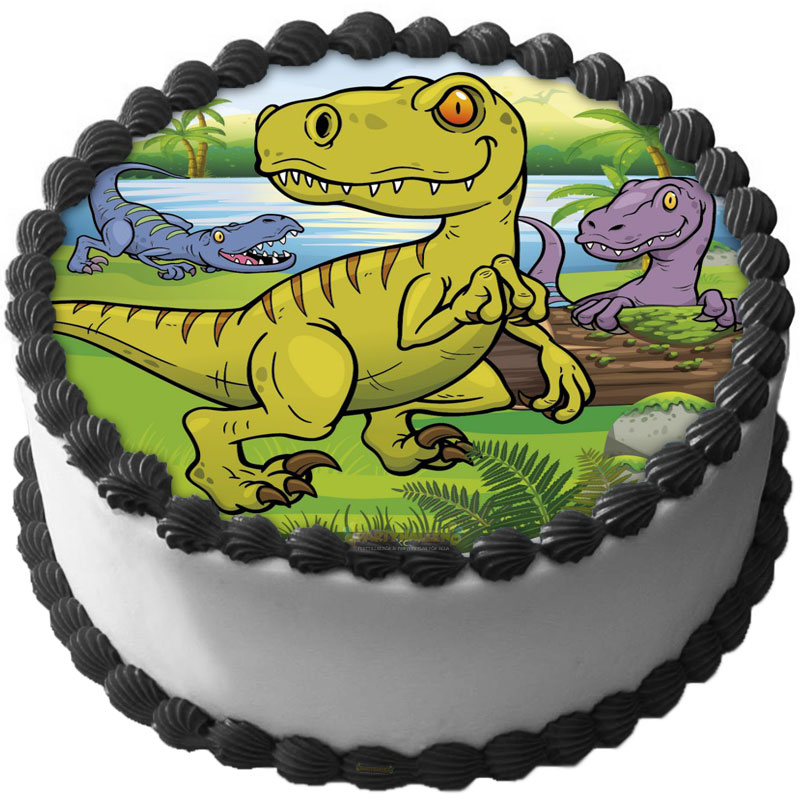 Dinosaurie - Dinosaurie Tårtbild