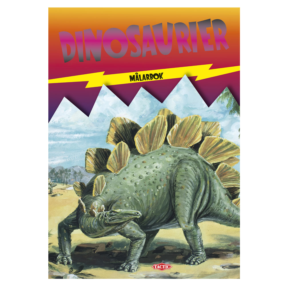 Dinosaurier Målarbok