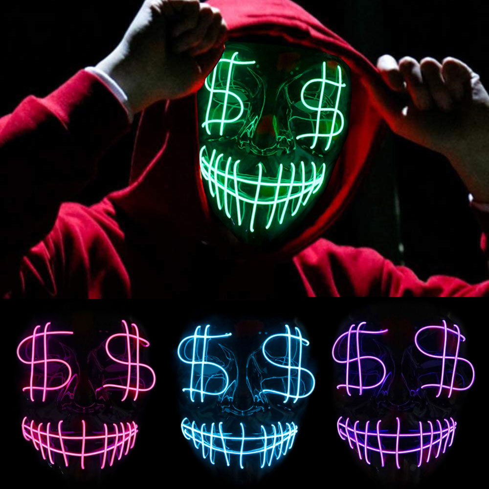 Läs mer om Dollarsign LED Mask