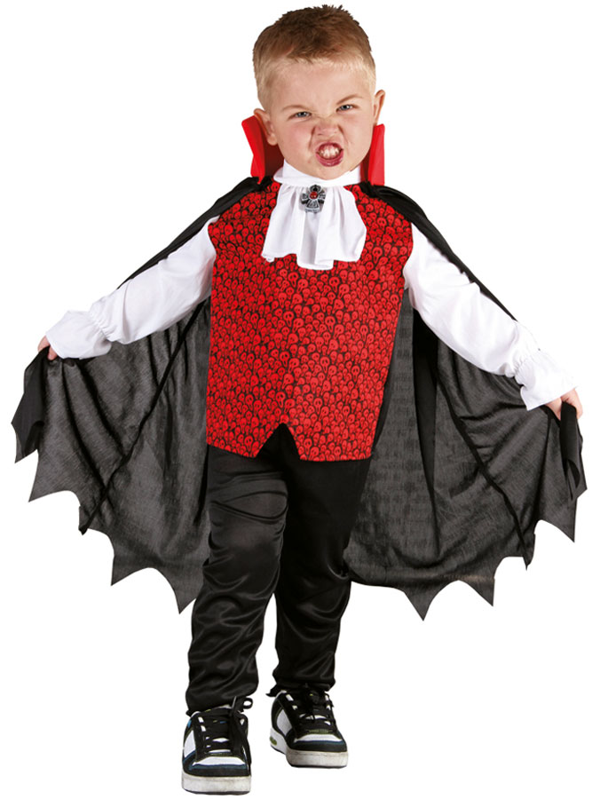 Läs mer om Dracula Vampyrdräkt Barn