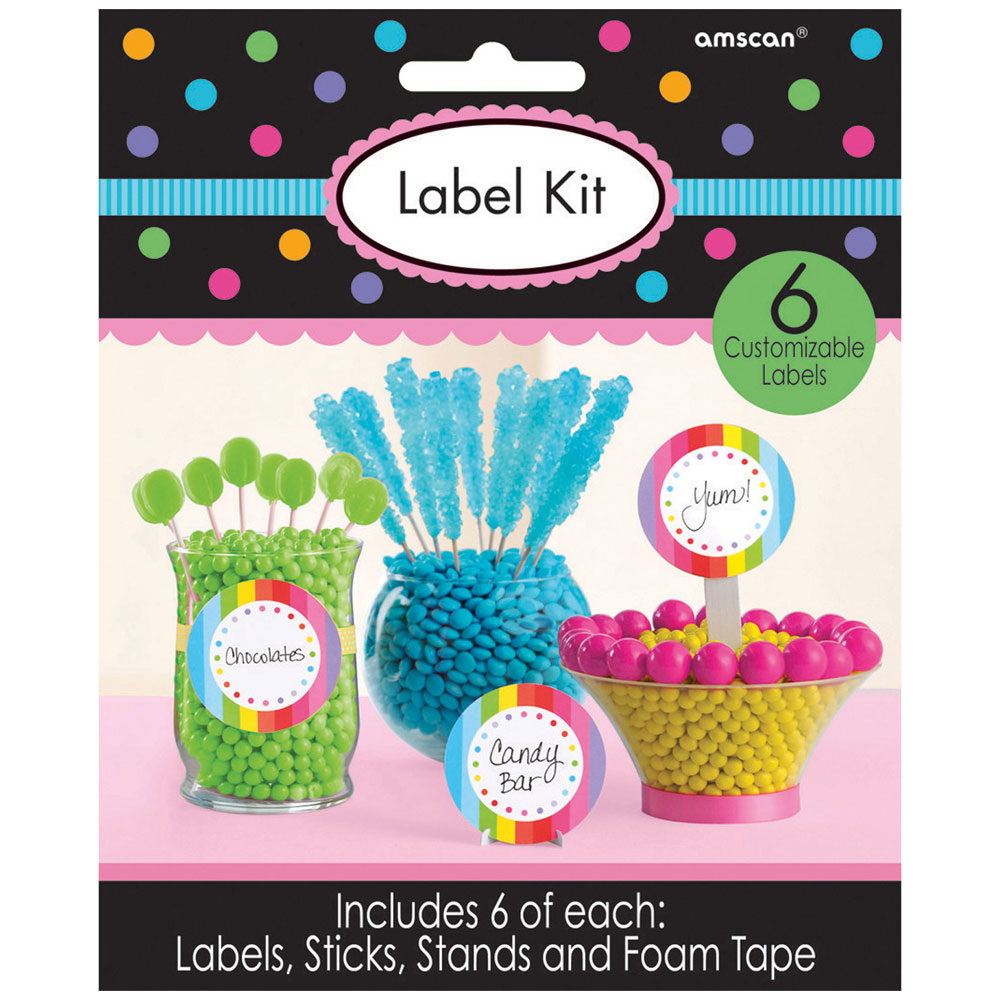 Läs mer om Etikett Kit Regnbågsfärger