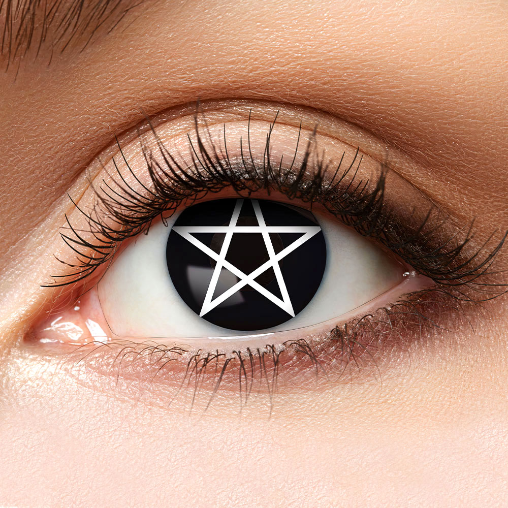 Färgade Crazy Linser Pentagram