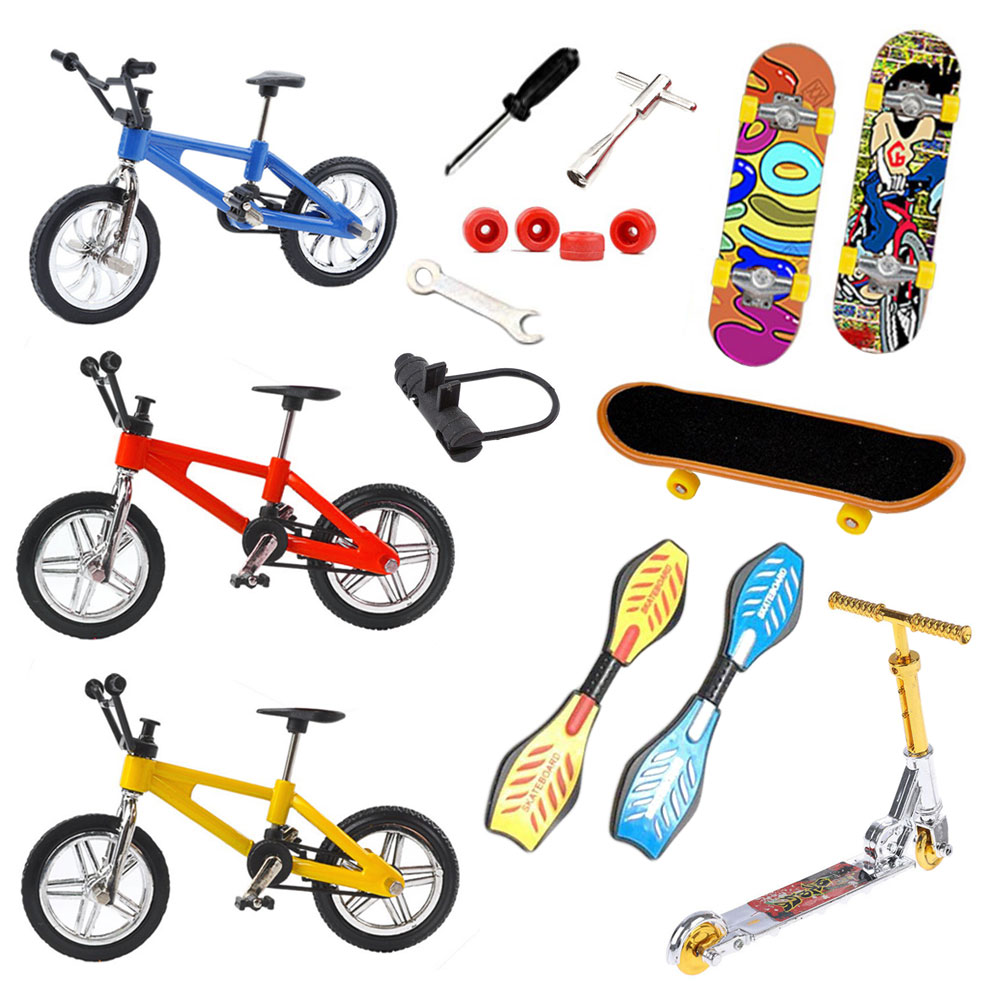 Läs mer om Finger Kickbike Cykel & Skateboard Set