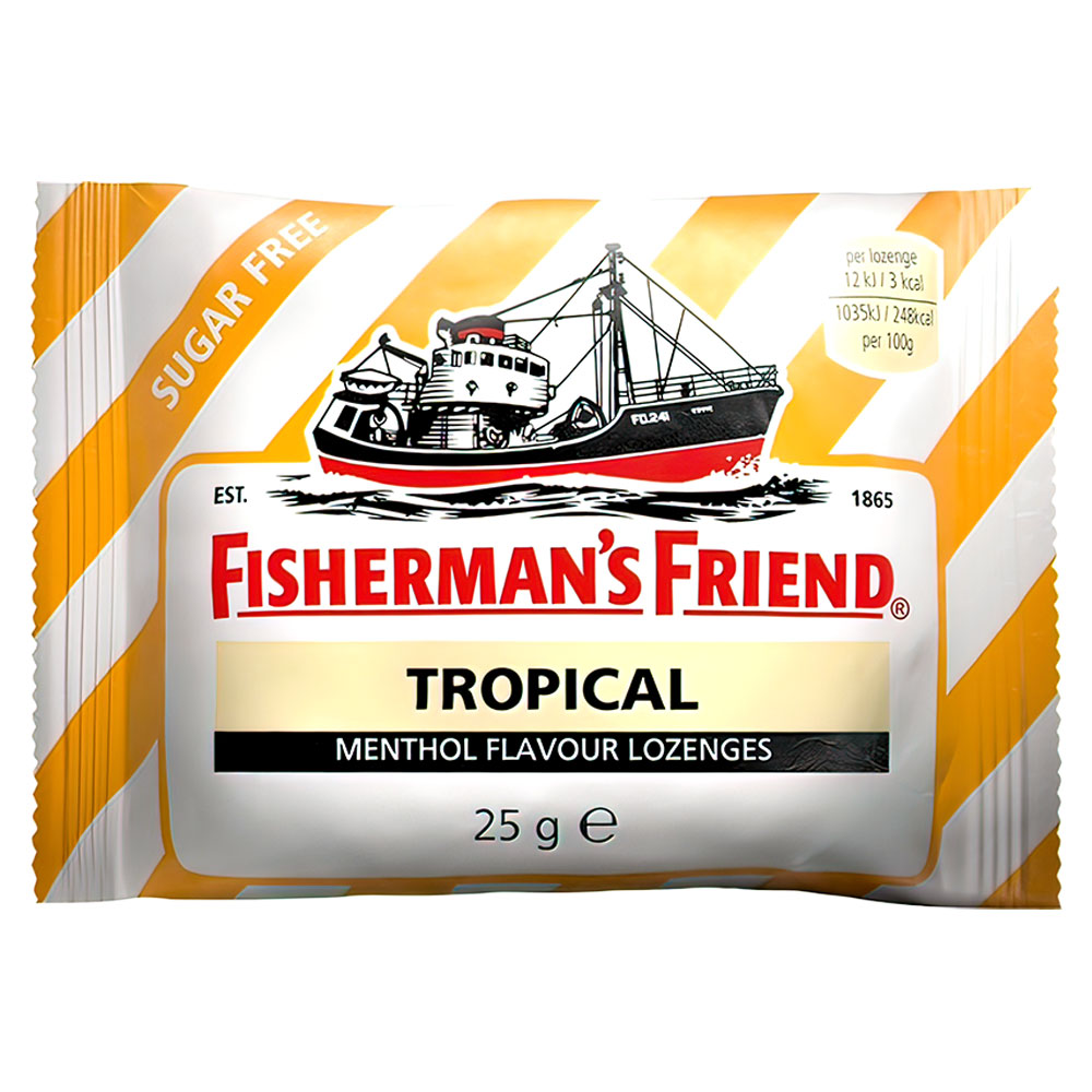 Fisherman's Friend Tropical Sockerfri