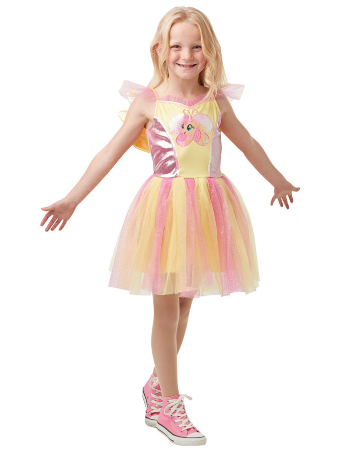 Fluttershy Klänning Deluxe Barn (Small (3-4 år))