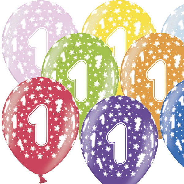 Födelsedagsballonger 1 år