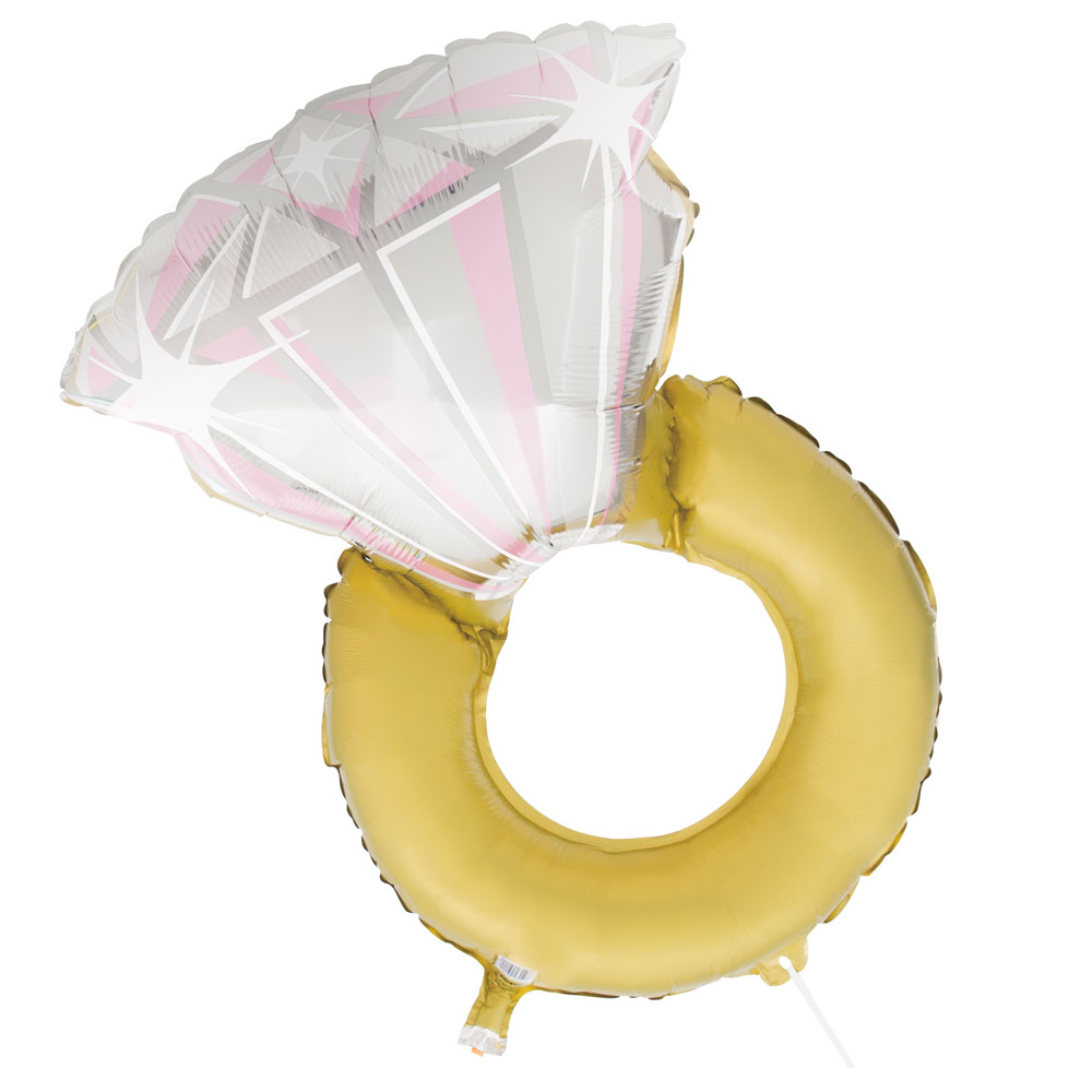 Läs mer om Folieballong Diamantring