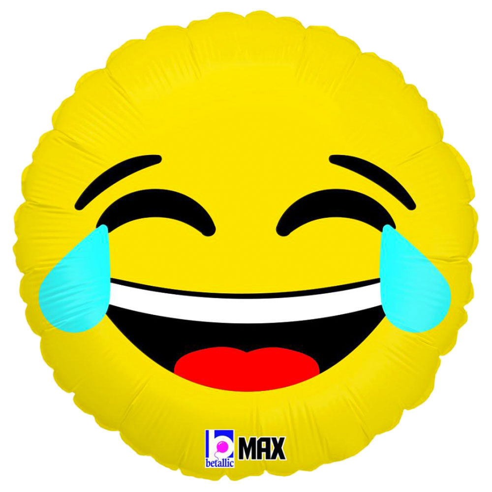 Läs mer om Folieballong LOL Skratt Emoji