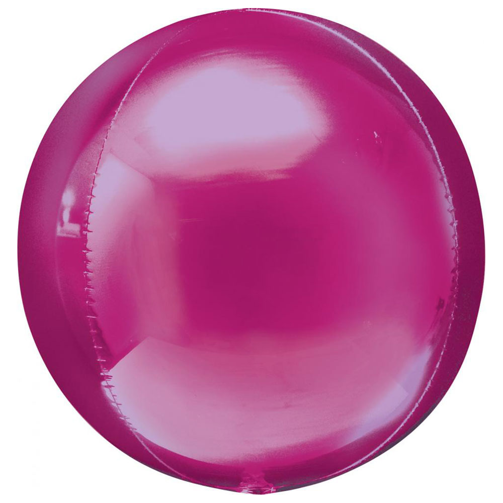 Läs mer om Folieballong Orbz Rosa