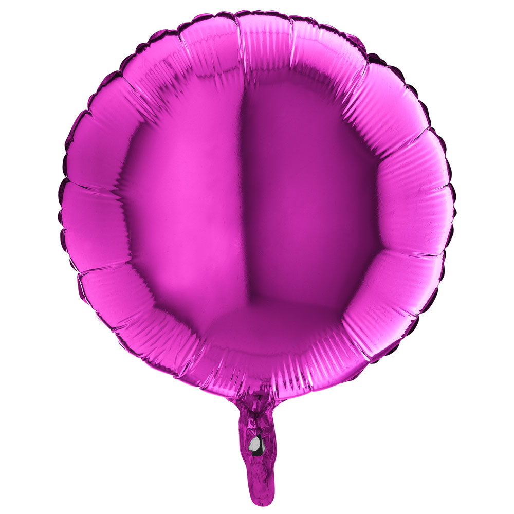 Läs mer om Folieballong Rund Lila