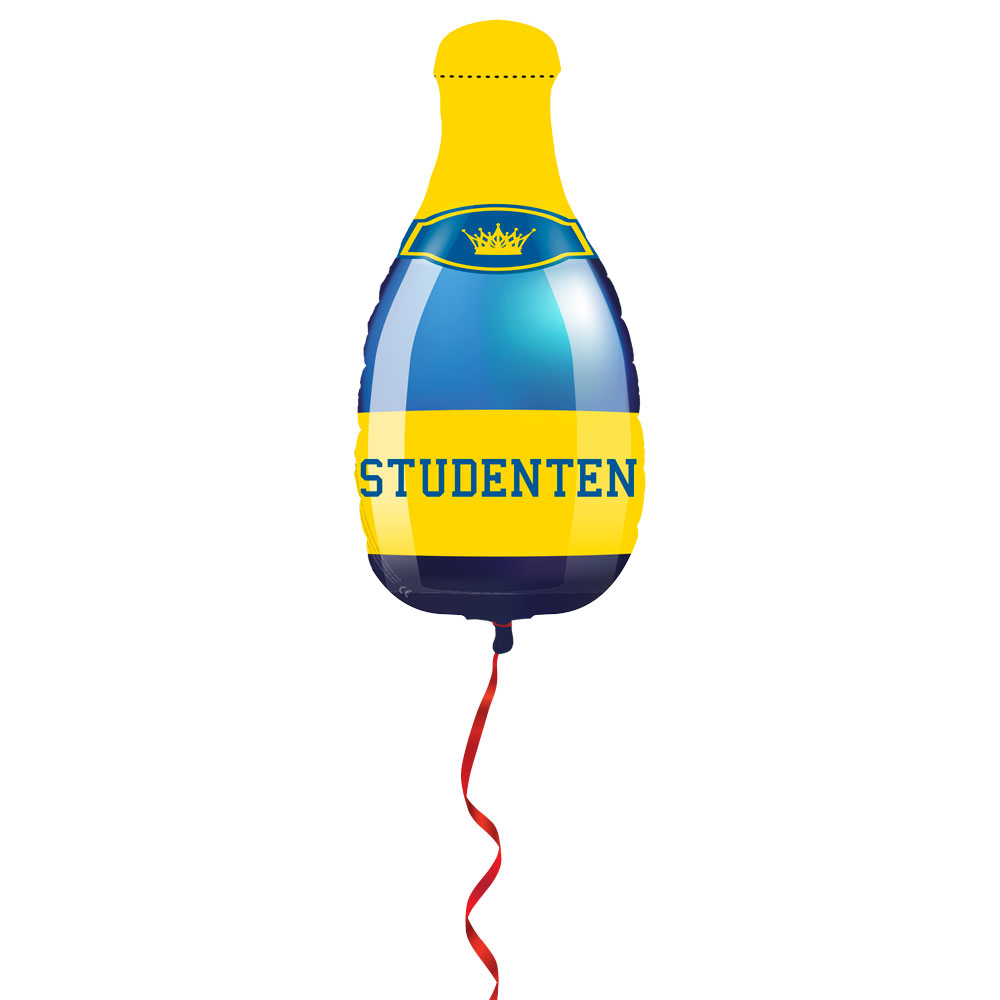 Läs mer om Folieballong Studenten Flaska