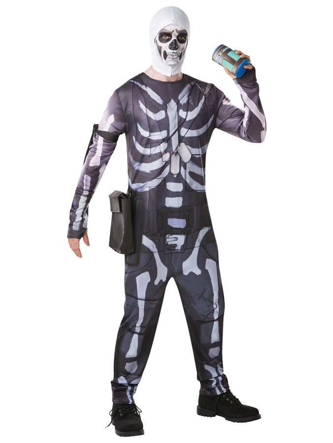 Fortnite Skull Trooper Maskeraddräkt (Small)