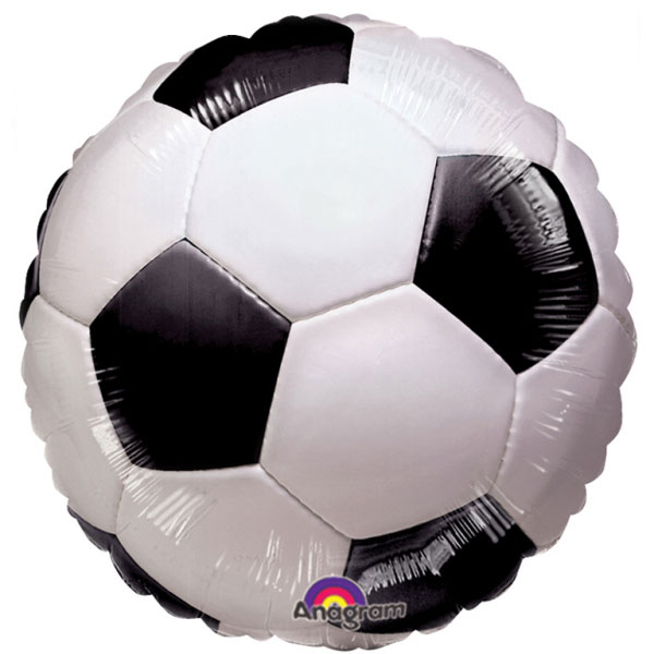Läs mer om Fotboll Ballong Folie Rund