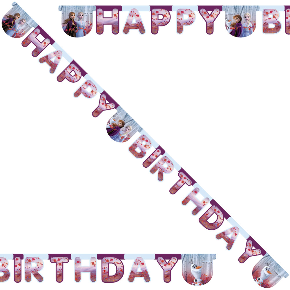Frost 2 Happy Birthday Banderoll