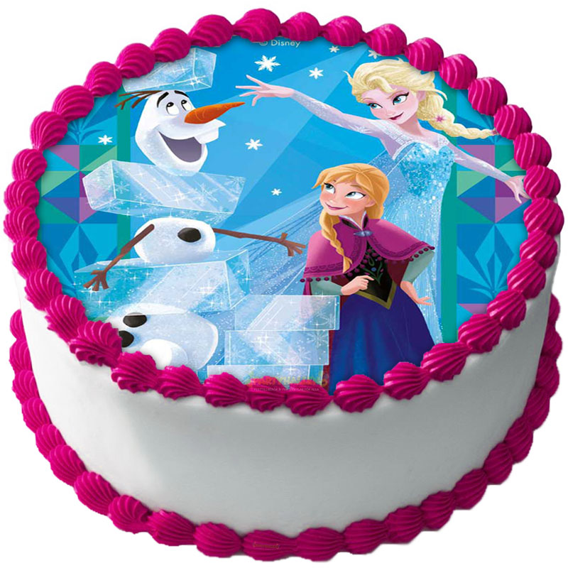 Läs mer om Frost Tårtbild Elsa och Anna B