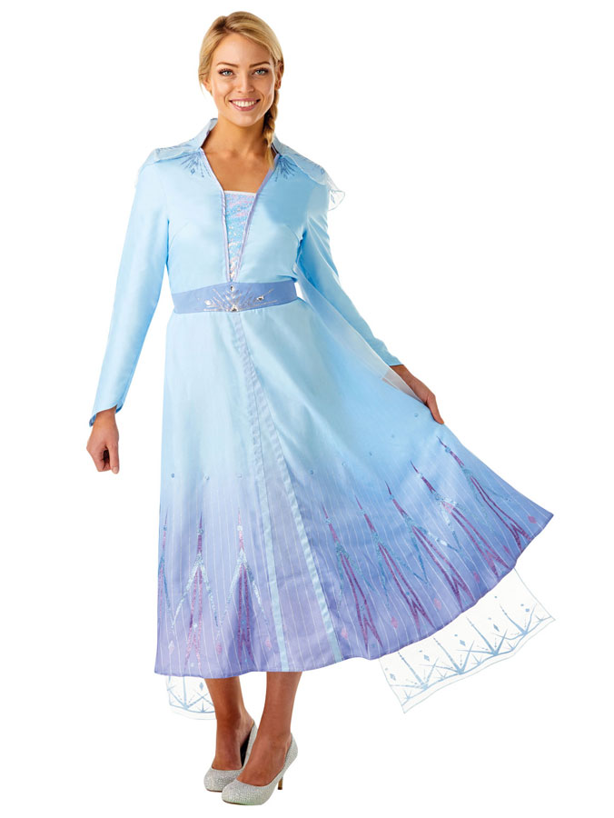 Frozen 2 Elsa Maskeraddräkt (X-Small (Strl. 32-34))