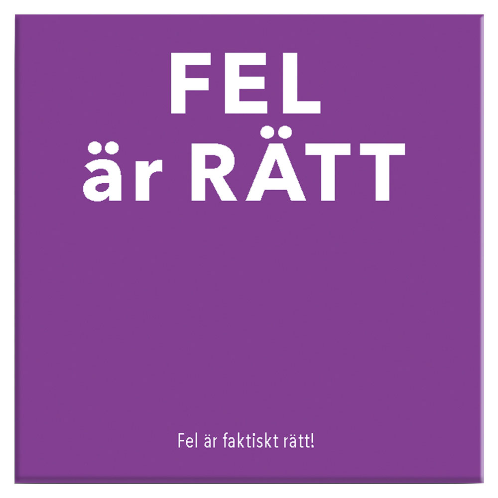 Gift Game: Fel är Rätt