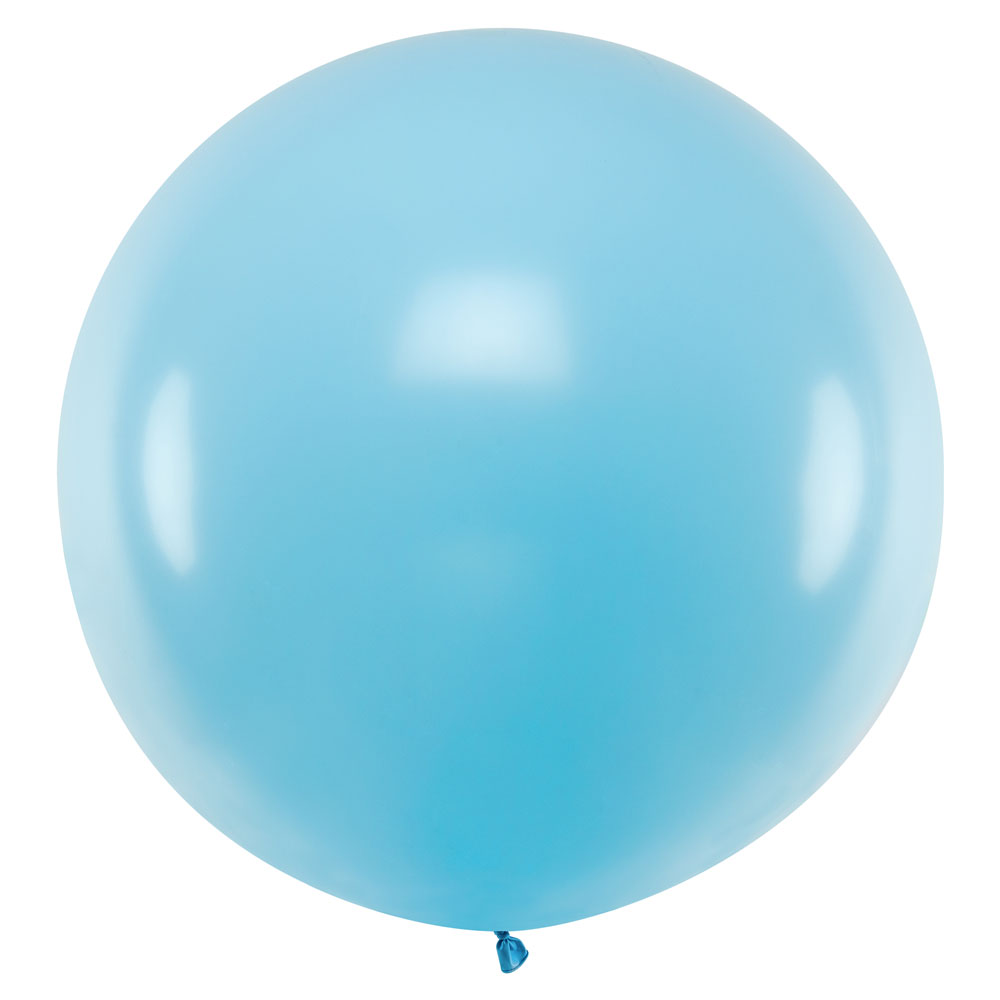 Läs mer om Gigantisk Latexballong Pastellblå