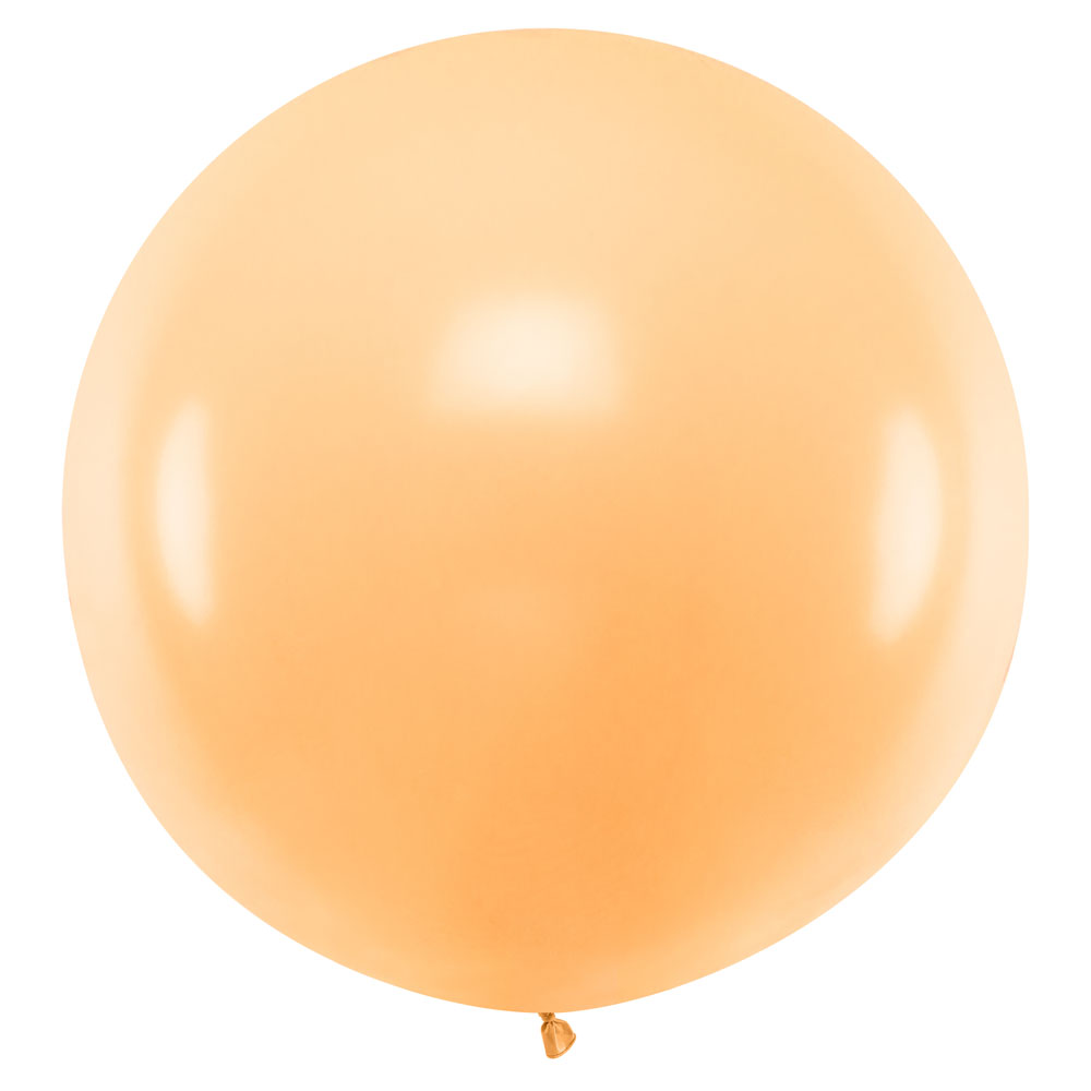 Läs mer om Gigantisk Latexballong Pastellorange
