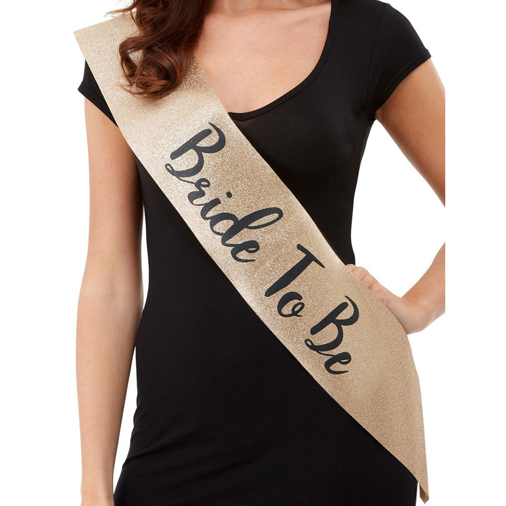 Glittrigt Bride To Be Sash Deluxe