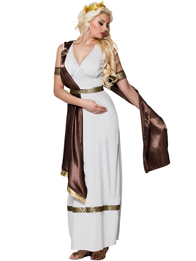 Läs mer om Grekisk Gudinna Toga Kostym