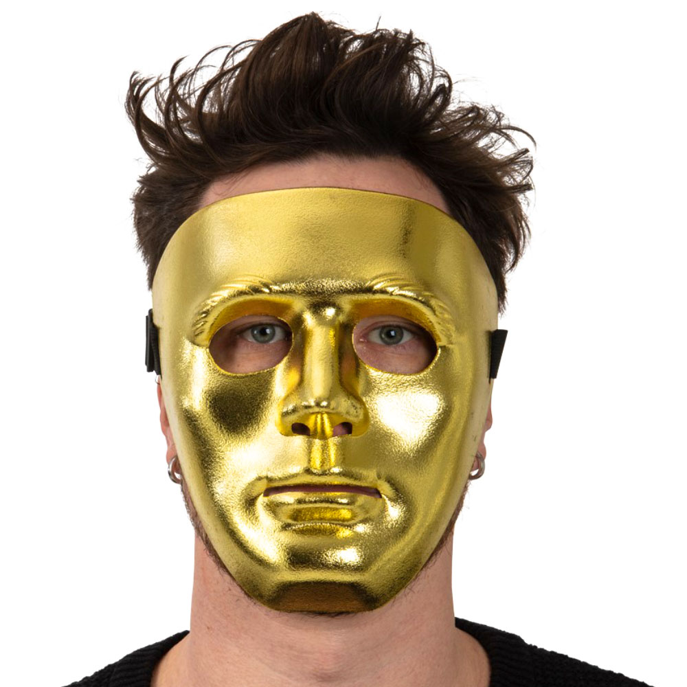 Läs mer om Guldig Maskeradmask