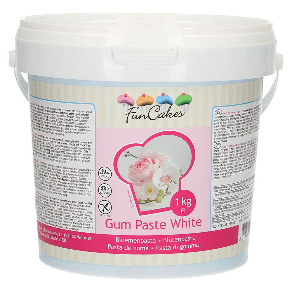 Läs mer om Gum Paste Vit 1 kg