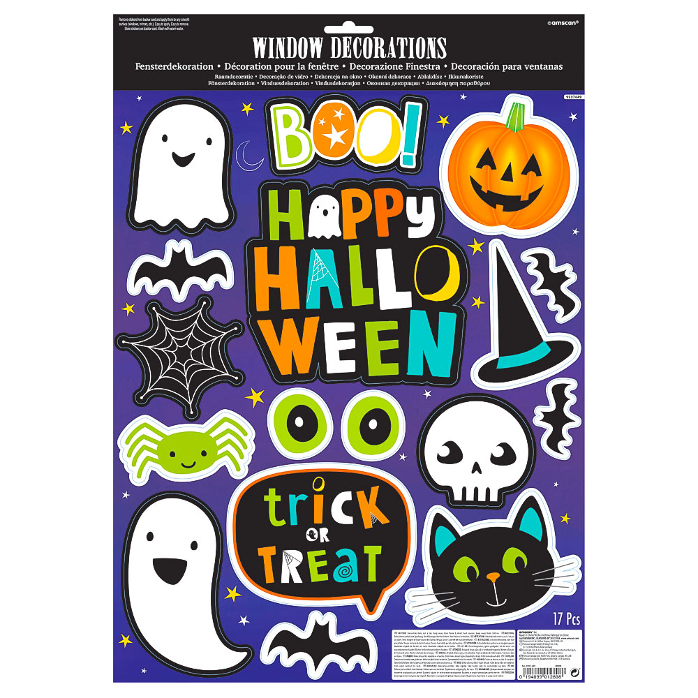 Läs mer om Halloween Friends Fönsterstickers
