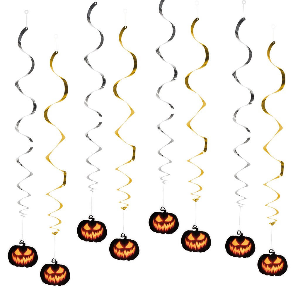 Läs mer om Halloween Hängande Dekorationer Läskig Pumpa