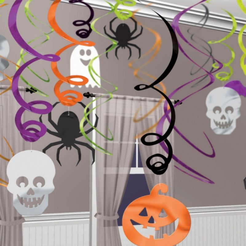 Läs mer om Halloween Swirls Dekorationer Chroma