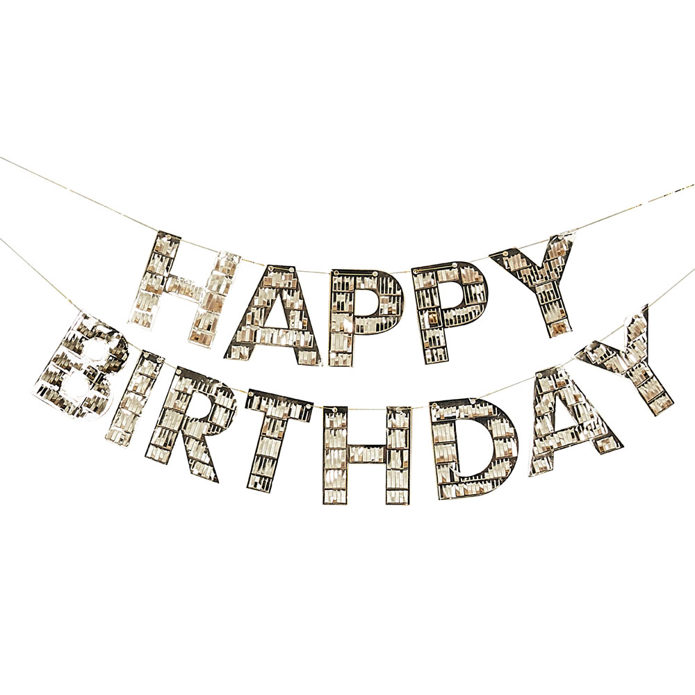 Happy Birthday Girlang Guld