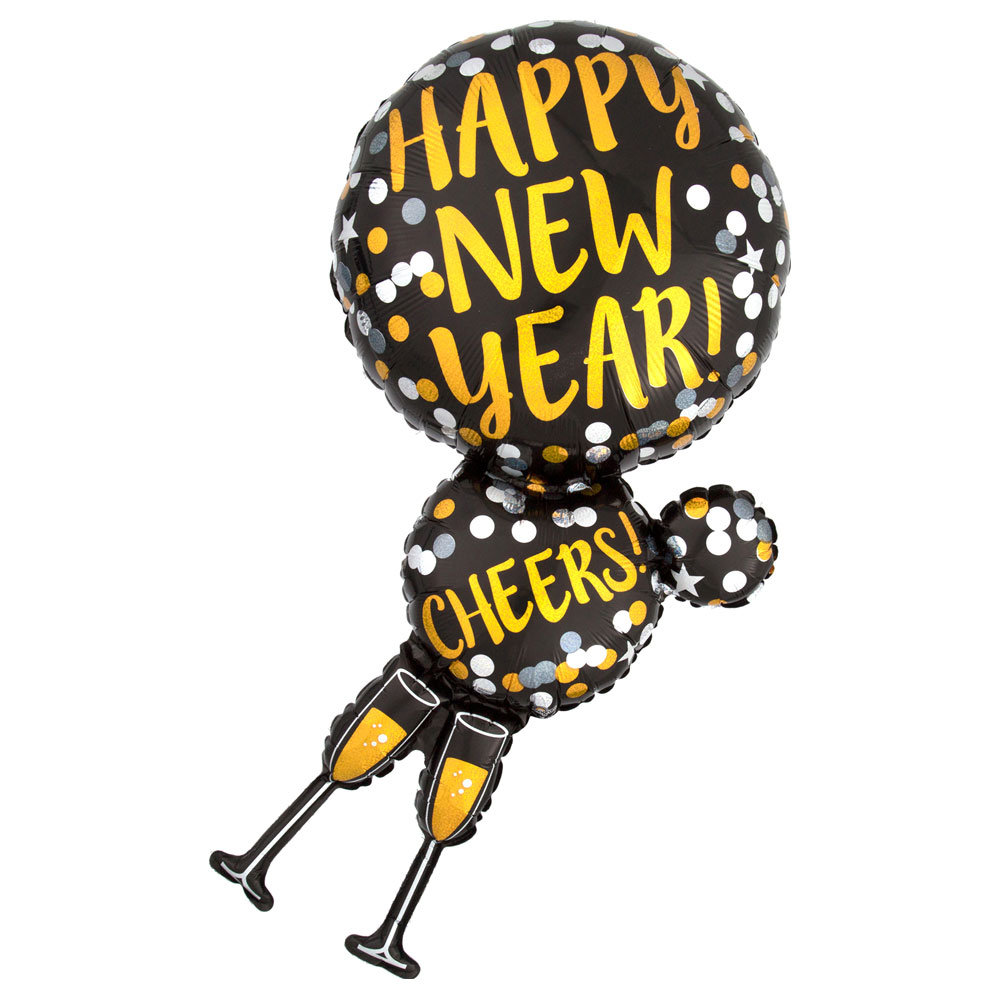 Läs mer om Happy New Year Ballong Folie