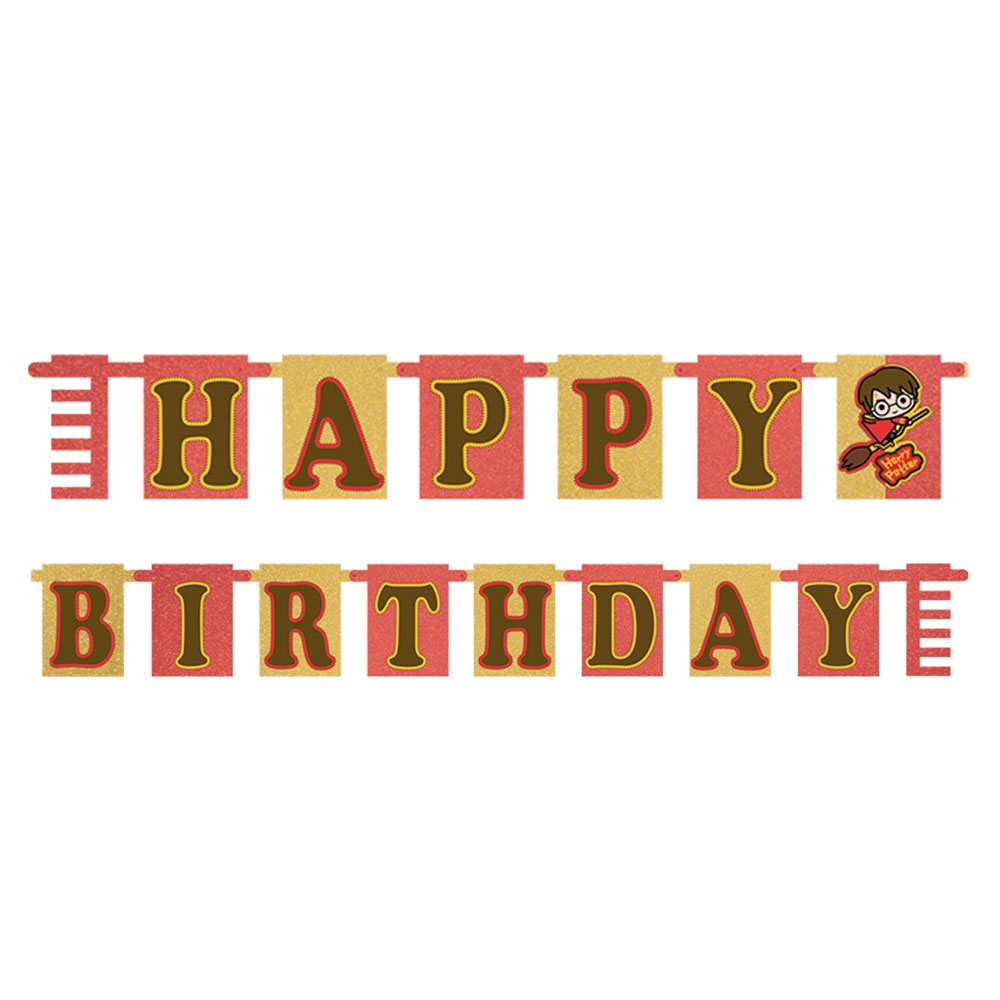 Läs mer om Harry Potter Happy Birthday Banderoll
