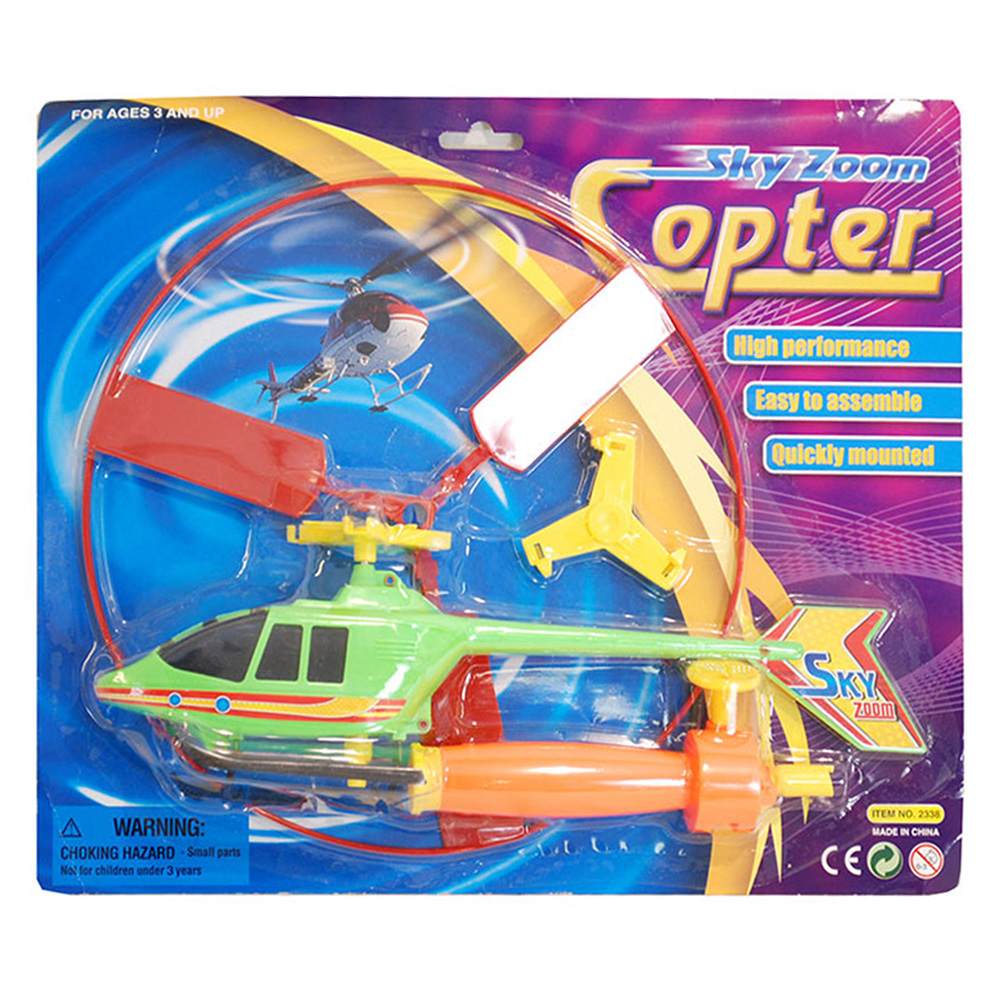 Läs mer om Helikopter med Snurra Leksak