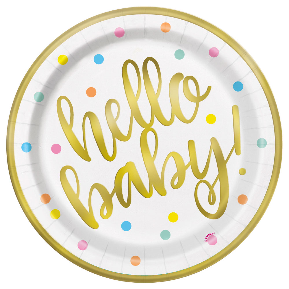 Läs mer om Hello Baby Papptallrikar
