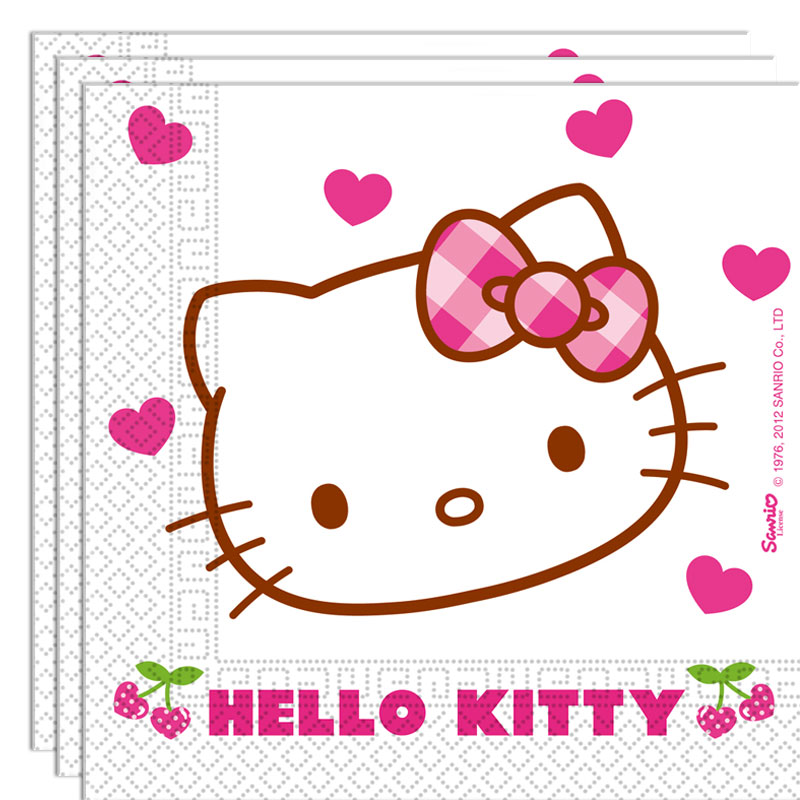 Läs mer om Hello Kitty Servetter