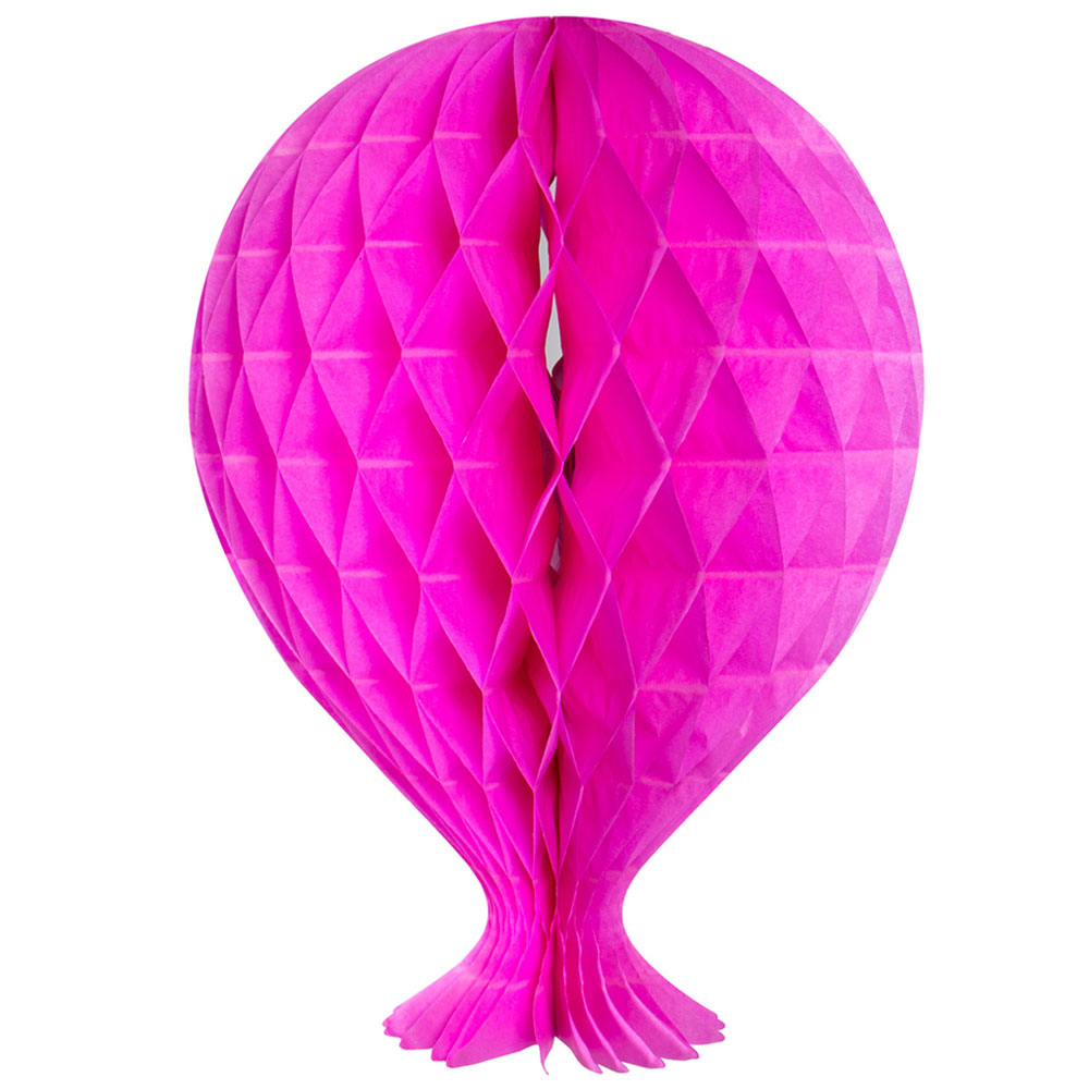 Läs mer om Honeycomb Ballong Magenta