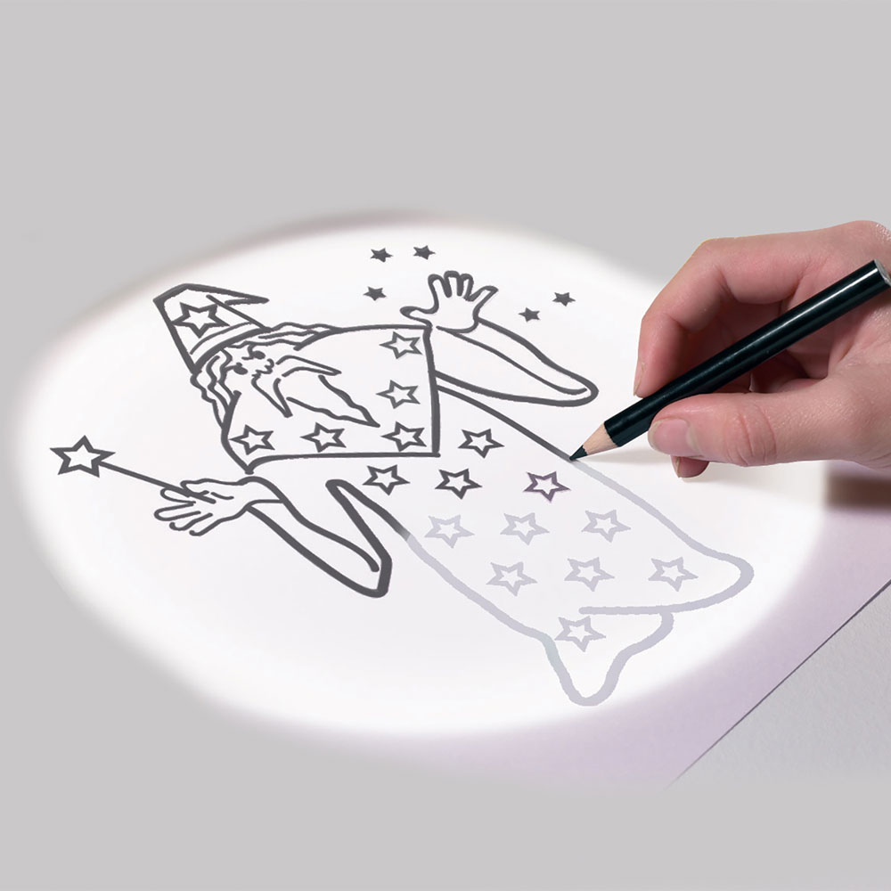 Hopfällbar Ritprojektor