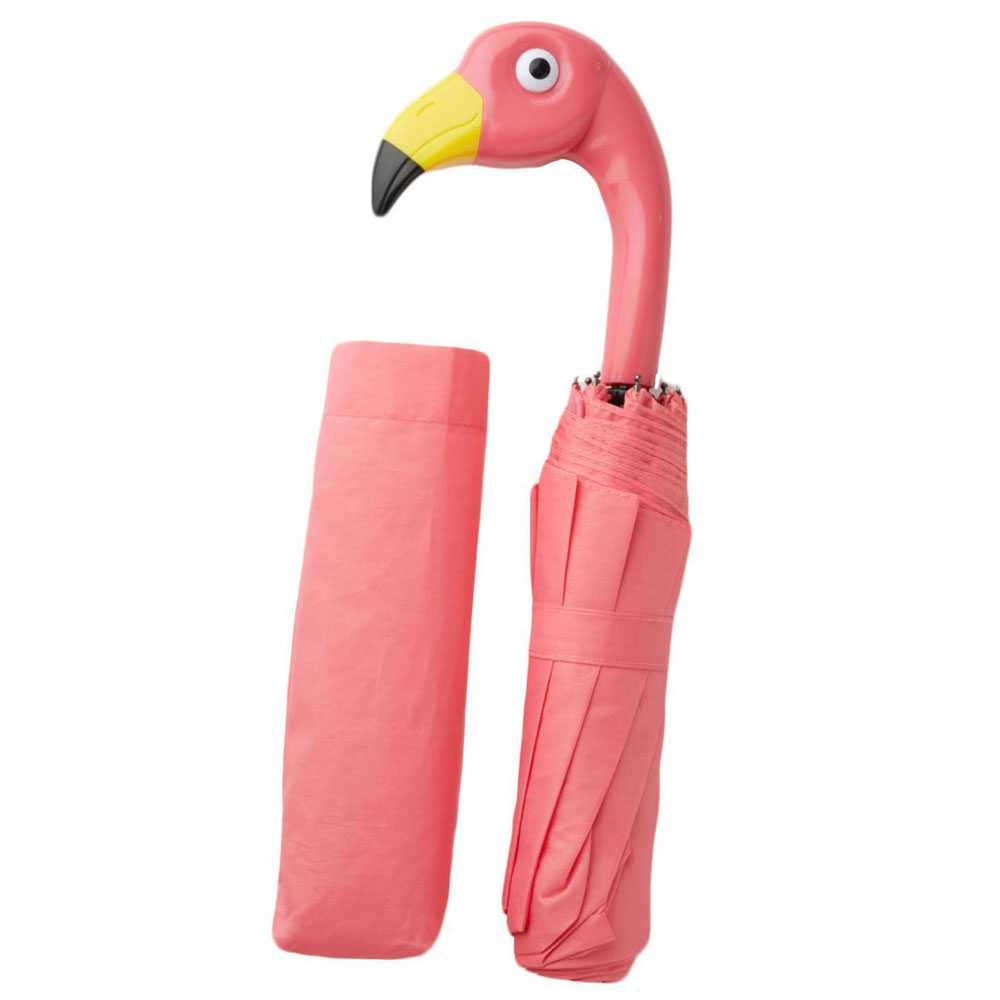 Läs mer om Hopfällbart Flamingo Paraply