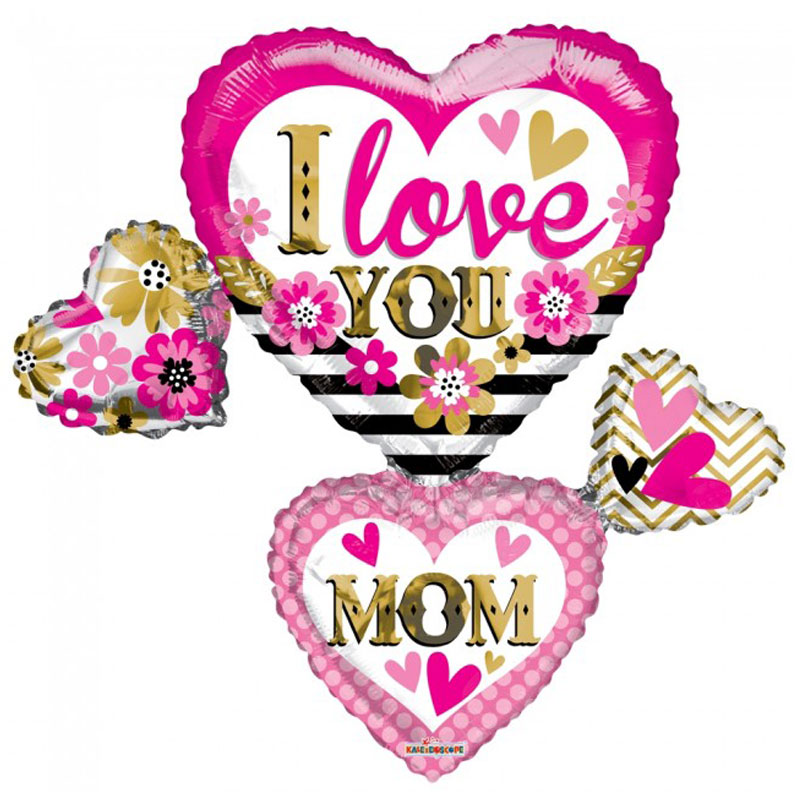 I Love You Mom Folieballong