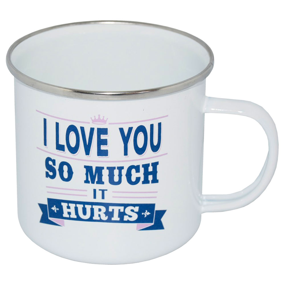 I Love You Retro Mugg