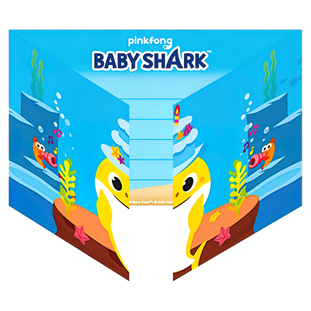 Läs mer om Inbjudningskort Baby Shark Party